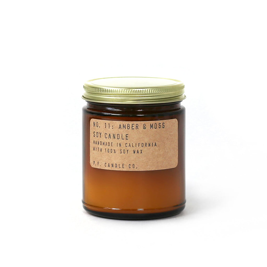 Amber & Moss Soy Candle, P.F. Candle Co.