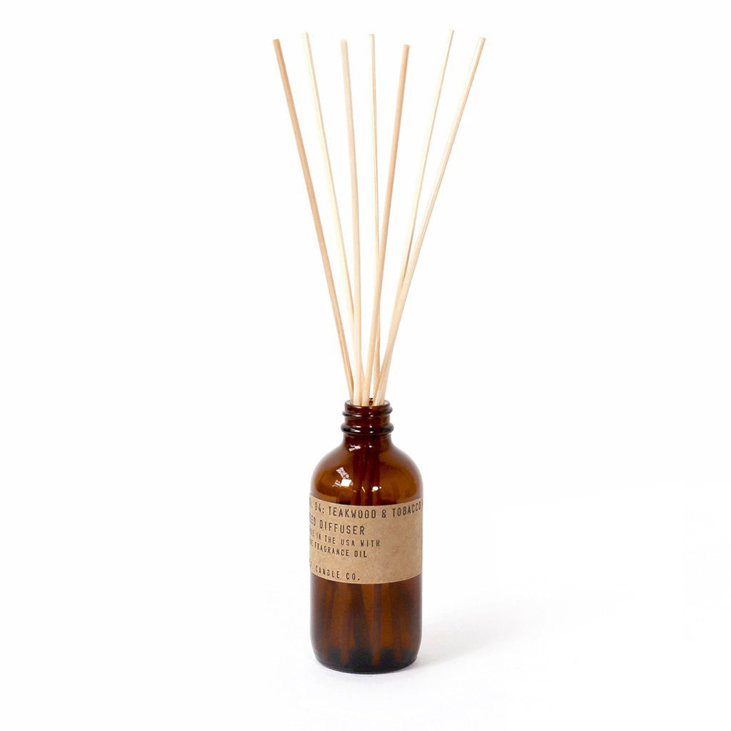 Teakwood & Tobacco Reed Diffuser, P.F. Candle Co.
