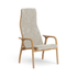 Lamino Easy Chair Oak Moonlight Sheepskin, Swedese