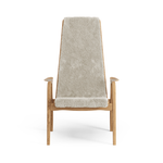 Lamino Easy Chair Oak Moonlight Sheepskin, Swedese
