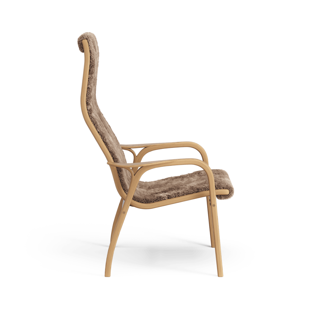 Lamino Easy Chair Oak Sahara Sheepskin, Swedese