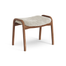 Lamino Stool Oiled Walnut Moonlight Sheepskin, Swedese
